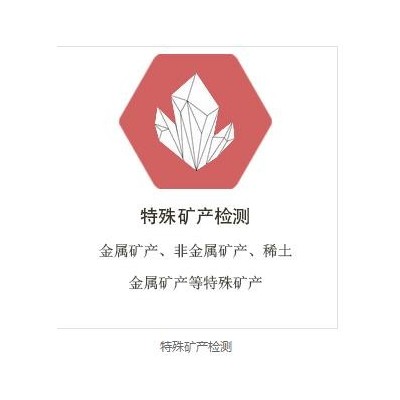 能源礦產檢測