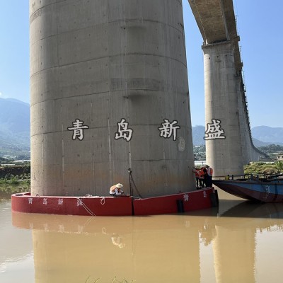 鋼覆式eva柔性復合材料河道通航橋梁橋墩防撞設施聚氨酯保護